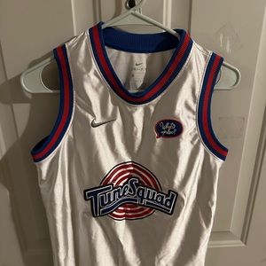 Tunesquad Lebron James jersey.  Youth large